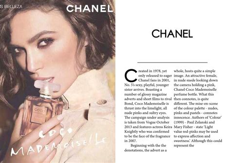 chanel perfume advert analysis